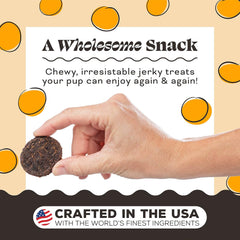 Primal Beef Jerky Dog Treats Made with Beef Bone Broth, FriendChips Matter Chewy Dog Treat