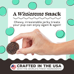 Primal Chicken Jerky Dog Treats Made with Chicken Bone Broth, FriendChips Matter Chewy Dog Treat