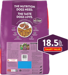 Purina Dog Chow Complete Adult Dry Dog Food Kibble with Lamb Flavor - 18.5 lb. Bag
