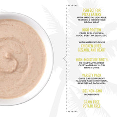 Tiki Cat After Dark, Velvet Mousse, Variety Pack, Grain & Potato Free Formula, with High Protein & Nutrient Dense Blended Irresistible Organ Meat