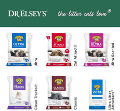 Dr. Elsey's Cat Litter - Pine Wood Dust Free Cat Litter - Low Tracking Multi Cat Litter w/Natural Ingredients - Long Lasting Hard Clumping Superior Odor Control Cat Litter