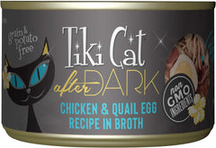 Tiki Cat After Dark, Chicken & Quail Egg, High-Protein and 100% Non-GMO Ingredients, Wet Cat Food for Adult Cats