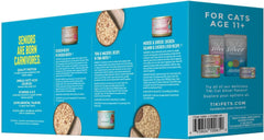 Tiki Cat Silver Variety Pack, Immune System Support Formulated for Older Cats Aged 11+, Senior Wet Cat Food