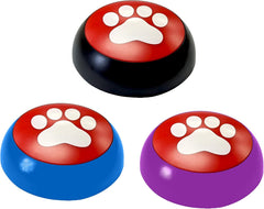 SPOT Easy-Talk-Dog Buttons for Communication, 20s Voice Recording Buttons, Pet Training Buzzer, Speaking Buttons for Cats & Dogs Voice, Dog & Puppy Training & Behavior Aids, 3Pcs