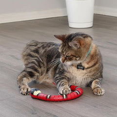 SPOT Wigglin' Snake - Electronic Interactive Cat Toy, Touch Activated Snake Slithers and Slides to Entertain Cats and Kittens, Smart Sensors Detect & Avoid Objects, USB Rechargeable - 15 inch
