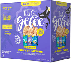 Tiki Cat Luau Lean Gelee Wet Cat Food, Variety Pack