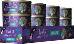 Tiki Cat After Dark Pâté, Lamb & Beef Liver, High-Protein and 100% Non-GMO Ingredients, Wet Cat Food for Adult Cats