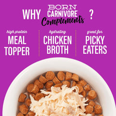 Tiki Cat Born Carnivore Complements Wet Cat Food Topper, Chicken & Duck