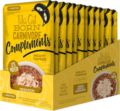 Tiki Cat Born Carnivore Complements Wet Cat Food Topper, Chicken