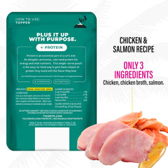Tiki Cat Born Carnivore Complements Wet Cat Food Topper, Chicken & Salmon
