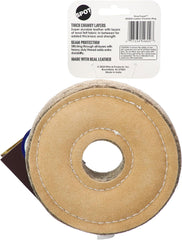 SPOT Dura-Fused Chunkies Ring - All Natural Leather and Felt Dog Toy - No Squeak, No Fluff, Durable, Extra Thick Dog Chew Toy for Aggressive Chewers, Great for Adult Dogs and Teething Puppies, 6in