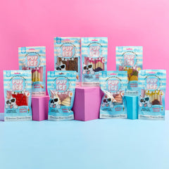 SPOT Pup Ice- Ready to Freeze at Home Dog Treats-Edible Chews for Medium Breed Dogs & Puppies with Real Chicken to Keep Your Pup Cool Year Round, Waffle Cone Strawberry Flavor, 2pcs