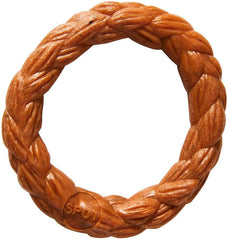 Bam-Bone Braid Ring Dog Toy Hickory