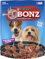 Purina T-Bonz Filet Mignon Flavor Steak Shaped Treats for Dogs