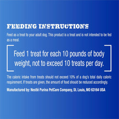 Purina T-Bonz Filet Mignon Flavor Steak Shaped Treats for Dogs