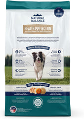 Natural Balance Health Protection Dry Dog Food – Whole Body Health, Easy on Digestion Dog Food Made with Chicken, Brown Rice & Pumpkin for Dogs - 4lbs.