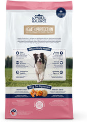Natural Balance Health Protection Dry Dog Food – Whole Body Health, Easy on Digestion Dog Food Made with Salmon, Brown Rice & Pumpkin for Dogs - 4lbs.