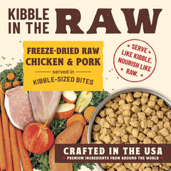 Primal Kibble in The Raw, Freeze Dried Dog Food, Puppy Recipe, Scoop & Serve, Made with Raw Protein, Whole Ingredient Nutrition, Crafted in The USA, Dry Dog Food