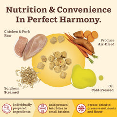 Primal Kibble in The Raw, Freeze Dried Dog Food, Puppy Recipe, Scoop & Serve, Made with Raw Protein, Whole Ingredient Nutrition, Crafted in The USA, Dry Dog Food