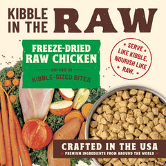 Primal Kibble in The Raw, Freeze Dried Dog Food, Small Breed Recipe, Scoop & Serve, Made with Raw Protein, Whole Ingredient Nutrition, Crafted in The USA, Dry Dog Food