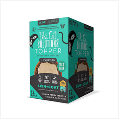 Tiki Cat Solutions Topper Multipack, Skin Coat, Salmon Recipe in Broth