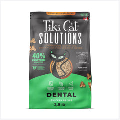 Tiki Cat Solutions Dry Cat Food, Dental, Chicken