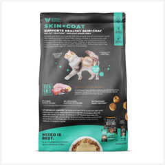 Tiki Cat Solutions Dry Cat Food, Skin & Coat, Salmon & Herring