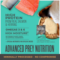 Tiki Cat Solutions Dry Cat Food, Skin & Coat, Salmon & Herring