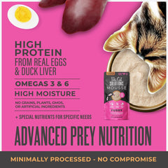 Tiki Cat Solutions Mousse Multipack Wet Cat Food, Fussy, Duck Liver & Egg