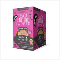 Tiki Cat Solutions Topper Multipack, Fussy, Tuna Recipe in Broth