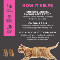 Tiki Cat Solutions Topper Multipack, Fussy, Tuna Recipe in Broth