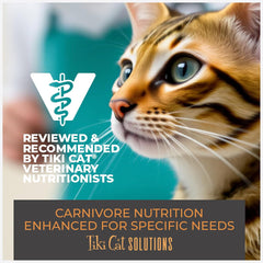 Tiki Cat Solutions Dry Cat Food, Mineral Balance, Chicken