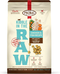 Primal Cat Kibble in The Raw Chicken & Fish Recipe