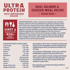 Natural Balance Ultra Protein Dry Cat Food, Real Salmon & Chicken Meal Recipe, 6 lbs.