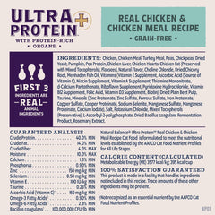 Natural Balance Ultra Protein Plus Dry Cat Food, Immune and Digestive Health Real Chicken & Chicken Meal, 2.5 lbs.