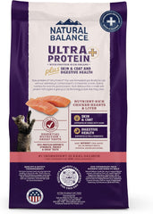 Natural Balance Ultra Protein Plus Dry Cat Food, Skin & Coat and Digestive Health, Real Salmon & Chicken Meal Recipe, 2.5 lbs.