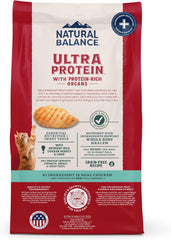 Natural Balance Ultra Protein Dry Cat Food, Real Chicken & Chicken Meal Recipe, 10 lbs.