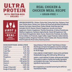 Natural Balance Ultra Protein Dry Cat Food, Real Chicken & Chicken Meal Recipe, 10 lbs.