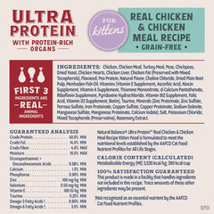 Natural Balance Ultra Protein Kitten Dry Cat Food, Real Chicken & Chicken Meal Recipe, 6 lbs.