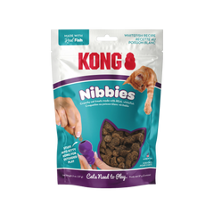 KONG Cat Nibbies Crunchy Cat Treats 2 Ounce (Whitefish)