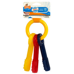 Nylabone Bacon Puppy Teething Keys, Small