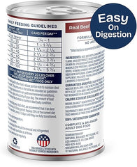 Natural Balance Health Protection Wet Dog Food - Whole Body Health, Easy on Digestion, Beef, Pumpkin & Brown Rice Stew, Digestive Wellness Dog Food, High in Fiber - 12.5oz (Case of 6)