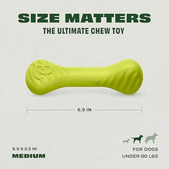 BENEBONE DOG BOUNCE RUBBER BONE MEDIUM