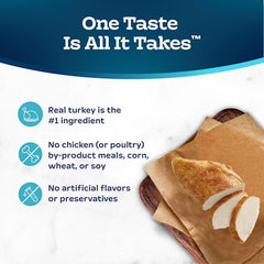 Blue Buffalo Blue Tastefuls Spoonless Singles Turkey Entree Adult Pate Wet Cat Food, 2.6 oz., Case of 10