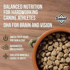 Diamond Performance Recipe with Meat First, High Protein, Grains and No Peas, Lentils, Chickpeas, Potatoes, or Sweet Potatoes 40 Pound (Pack of 1)