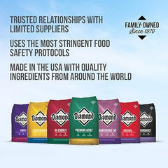 Diamond Performance Recipe with Meat First, High Protein, Grains and No Peas, Lentils, Chickpeas, Potatoes, or Sweet Potatoes 40 Pound (Pack of 1)