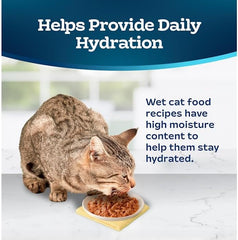 Blue Buffalo Tastefuls Chicken Morsels in Gravy Entrees Natural Wet Food for Adult Cats, 3 oz., Case of 12