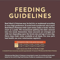 Wholesomes Grain Free Dry Dog Food Beef Meal & Potatoes 35 lb