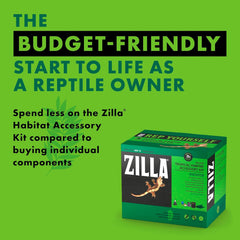 Dragon Habitat Accessory Kit, Easy Starter Kit for Bearded Dragons, Includes Lighting, UVB, Heat, Bedding, Humidity, Temperature and Food, Ideal for Habitats 20L - 60 BR Terrariums