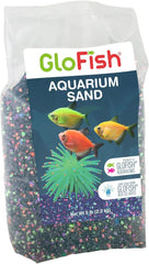 GloFish Aquarium Sand 5 Pounds, Black with Highlights, Complements Tanks and Décor, (AQ-78485)